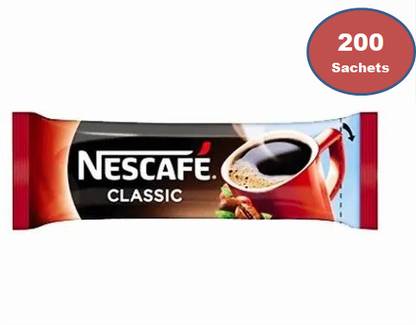 Nescafe Classic Single Serving Coffee - 200 Sachets Instant Coffee