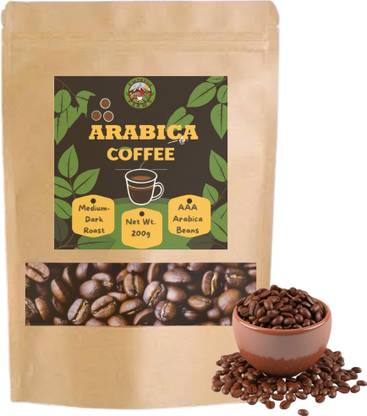 empress farms Whole Roasted Coffee Beans 100% Arabica I Medium-Dark Roast Premium 'AAA' Grade Coffee Beans