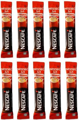 Nescafe 3 in 1 Original 10 Sachets 180g Instant Coffee