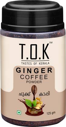 TOK (Tastes Of Kerala) Premium Dry Ginger Coffee Powder, Traditional Kerala Chukku Kappi with Spices, Instant Coffee