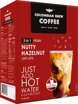 Colombian Brew Pre-mix (3 in 1), 10 Sachets Box Instant Coffee