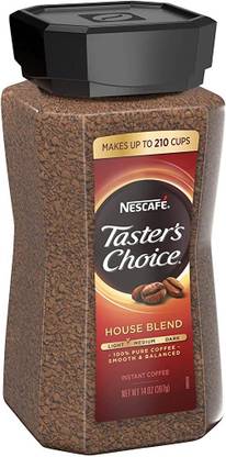 Nescafe Taster Choice House Blend 100% Pure Smooth & Balanced Coffee Coffee Instant Coffee