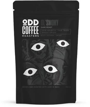 ODD COFFEE ROASTERS Pourover | OL' Smoky | 100% Arabica | Bold, Intense, Smoky | AAA Specalty | Dark Roast & Ground Coffee