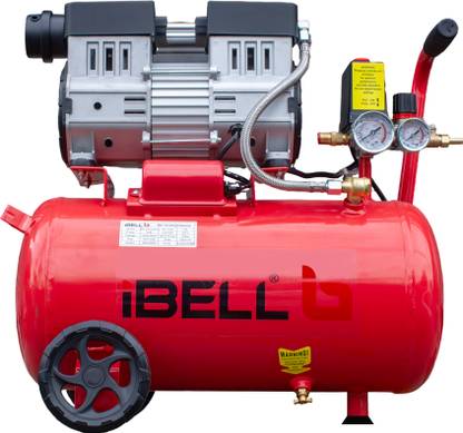 iBELL IBL OFC25LX 2.0HP Oil-Free Air Compressor,25L Tank,115 PSI,257L/min,1/4" Outlet, Coil Spring Compressor