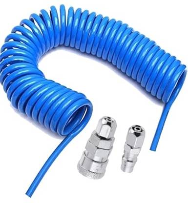 Panacea technology PU Coil 12mm X 8mm 10 Meter With SP20 PP20 & Air Blow Gun + PM20 Coil Spring Compressor