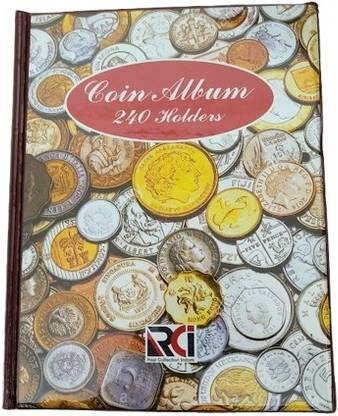 rci Coin Album for Keeping 240 Coins Collection Coin Bank