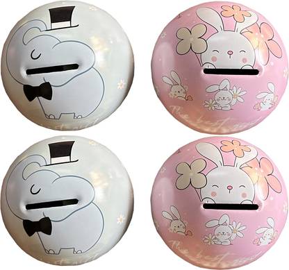 Amazing 4 X Sphere shape metal coin tin/saving bank/money bank kids gift/Return gift Coin Bank