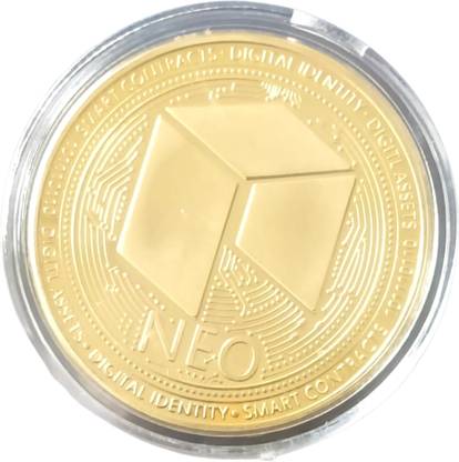 Craftbia Neo Crypto Coin Comes with Round Case- Exceptional Gift for Crypto Lovers Coin Bank