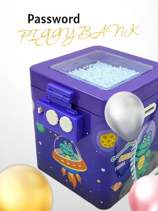 dishvy Space Piggy bank with password lock |Space Money Bank |Coin Bank Coin Bank