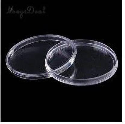rci 10 Coin Capsules (50mm) Diameter with 10 Foam with 6 Different Size Coin Bank