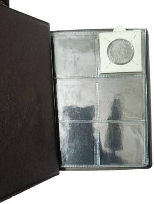 rci Coin Album for Coins Collection Keeping 60 Coins 5 Pcs set Dark Blue color Coin Bank