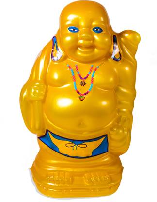 Sonanshi Laughing Buddha Money Bank/Piggy Gullak/Bank (Available in Different Colours) Coin Bank