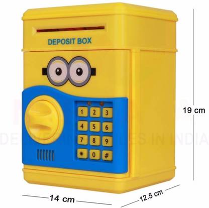 Haulsale Money Safe Kids Code Lock ATM Electronic Piggy Savings Bank-678 Coin Bank