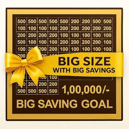 FOKRIM Wooden Money Saving Box | Counting target money box | Coin box for saving Coin Bank