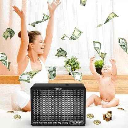 TOOBIL Trending Money Saving Box | Counting target money box | Plastic | Coin Bank