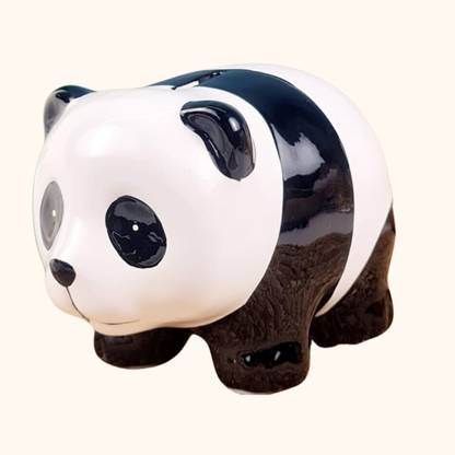Satyam Kraft 1 pcs Panda Piggy Bank Money Collecting Box Birthday Gifts,Room decor Coin Bank