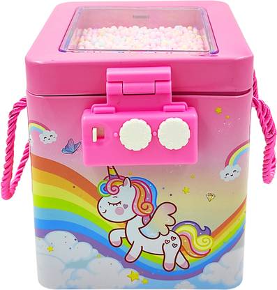 poksi Unicorn Piggy bank with password lock | unicorn coin Bank Coin Bank