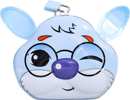 WISHKEY Rabbit Theme Spacious Coin Collector Money Saving Piggy Bank with Lock & Keys Coin Bank