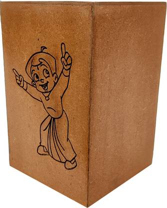 VANIYA CRAFTS MDF Chhota Bheem Money Bank / Coin Box / Gullak for Kids / Children and Adults Coin Bank