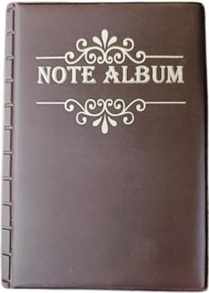 rci Currency Note Album for Keeping 20 Notes Coin Bank