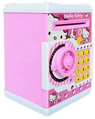 Glenston A Premium Quality Unique Designer Piggy Bank For Kids, Light And Sound Feature Coin Bank