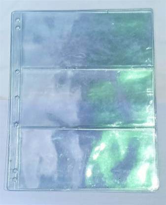A TO Z CRAFTS 3 Divider Currency Note Sheets (Pack of 10) Coin Bank