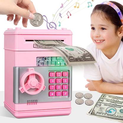 SPMTRADERS Piggy Bank Toys Girl Gifts, Money Saving Box for Teen Girls Toys Coin Bank