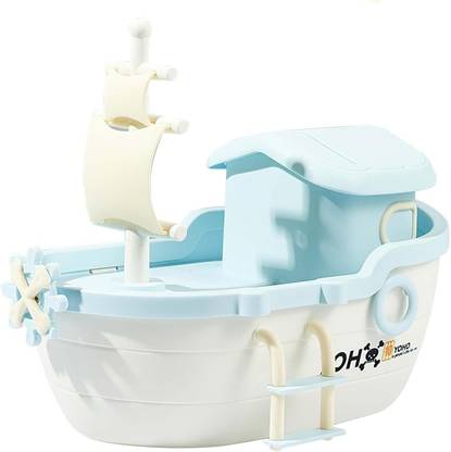 radhey preet Boat Shape Big Size Piggy Bank or Coin Bank With Key, RP1078 Coin Bank