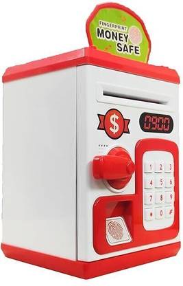 Aganta Piggy Bank Toy for Kid Piggy SavingsBank with FingerPrint ATM Coin Bank Coin Bank