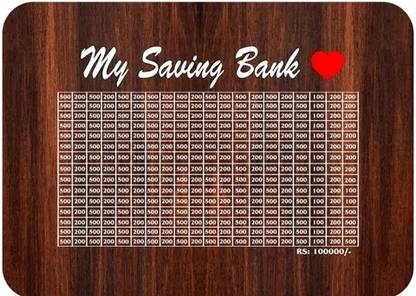 Sohibe 1,00,000 Rupees Challenge Money Saving Box | Cash Saver Money Box | Piggy Bank Coin Bank