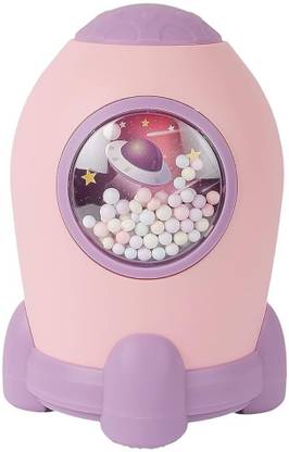 HK Toys Space Piggy Bank with Number Code Lock - Money Saving Coin Bank for Kids Coin Bank