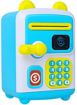 Toy DEKHO Smart Face Recognition Piggy Bank Money Saving with Deposit Withdrawal Passcode Coin Bank
