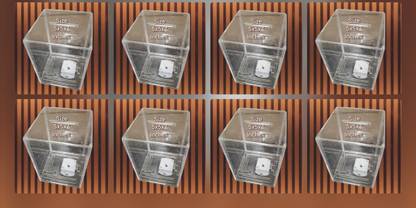 mssuperservices 8 NOS Transparent Acrylic Donation Box Coin Bank