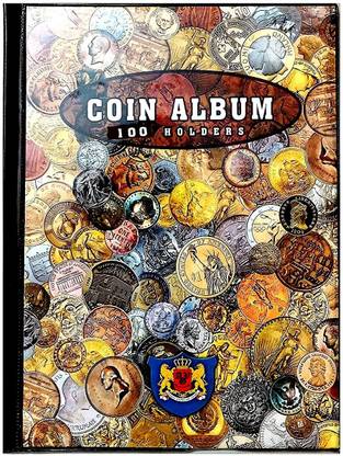 GOLD MINT World Class Top Quality Coin Holder Album 100 Pockets Coin Bank