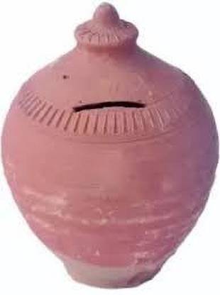 JKB TRADERS Clay Gullak, Money Bank,Piggy Bank 1 PCS Coin Bank