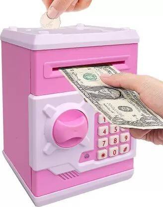 GVP Toys Electronic Kids Money Bank ATM Safe Piggy Bank Savings Box Toy Coin Bank