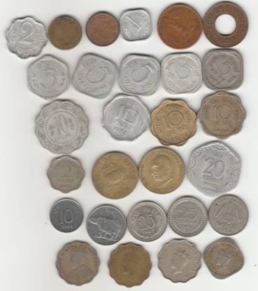 Sansuka 28 different Indian British Raj coins Modern Coin Collection