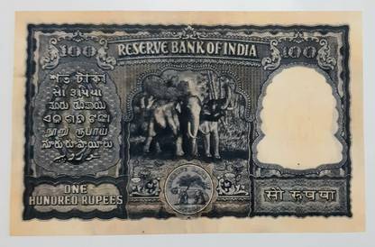 Tanishka Old 100 Rupees Fancy Dummy Collectable Article. (Pack of 1) Medieval Coin Collection