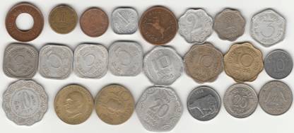 Sansuka 23 different India old coins Modern Coin Collection