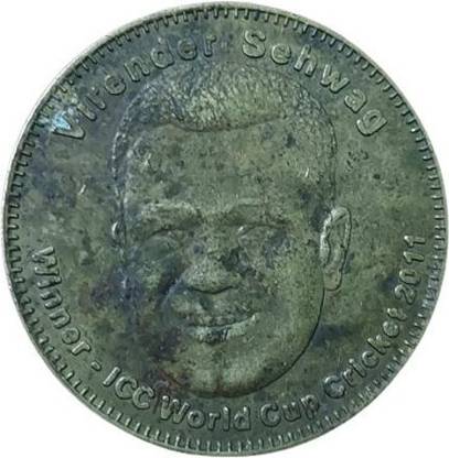 rbf RARE RARE WORLD CUP SEHWAG MATCH TOSS COIN Medieval Coin Collection