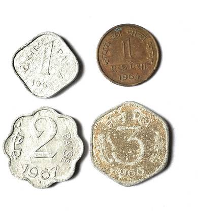 Zewelery Old India 4 coins combo years will change Medieval Coin Collection