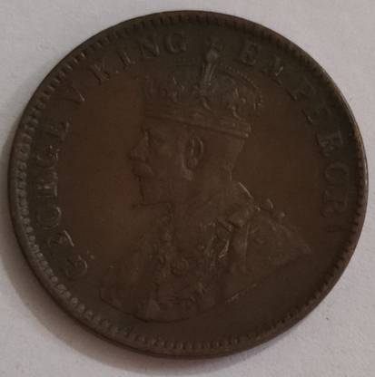 ANTIQUEWAY 1930 QUARTER ANNA GEORGE V BRITISH INDIA COIN Medieval Coin Collection