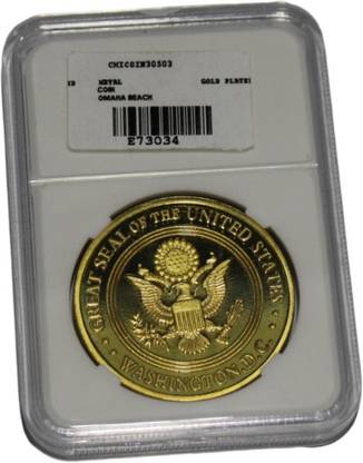 EMERGE Navy Army Air Force Marine Corps Certified Authentic Fancy Gold Plated Modern Coin Collection