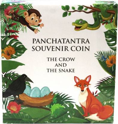 Numiscart Panchatantra Souvenir Coin On “The Crow and The Snake” Modern Coin Collection