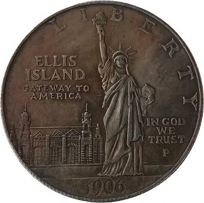 Hop n Shop Extremely Rare United States 1 Dollar Statue of Liberty 1906 Modern Coin Modern Coin Collection