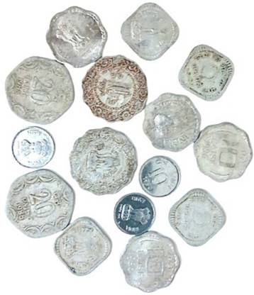 MUSHIN Old Coin/ Khote Sikke for Lal Kitab Remedy( Set of 08 Sikke) Medieval Coin Collection