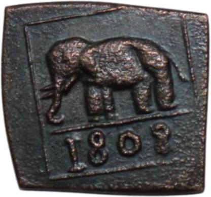 CoinView Ancient Period Elephant (1808) Collectible Old and Rare Coin Ancient Coin Collection