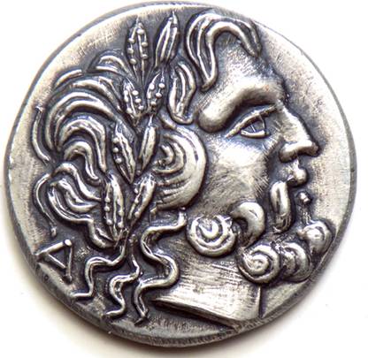 Hariom 320 BC GREEK TETRADRACHAM 1 COPPER-NICKLE COIN - WT. 7 GRAM Ancient Coin Collection