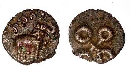 Naaz Rare 1st Century 100 BC Satavahana Empire, Un circulated Coin Ancient Coin Collection