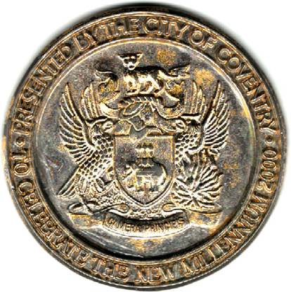 Hariom FOREIGN COPPER-NICKEL MILENNUM 2000 TOKEN WT . 34.50 GRAM Medieval Coin Collection